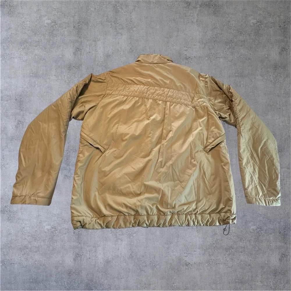 K2 Snowboarding Puffer Jacket Mens Large Tan Season 06 Series Zip Up